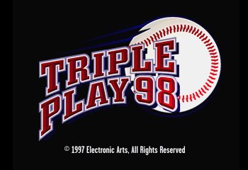 Triple Play 98 Title Screen